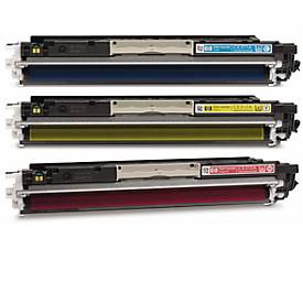 Sparpaket 3x HP LaserJet CF341A Toner cyan, gelb und magenta, original