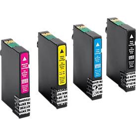 Sparset 4 Schäfer Shop Tintenpatronen, baugl. mit T071-Serie, je 1 x cyan, magenta, gelb, schwarz