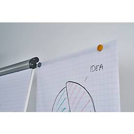 Sparset Maul Flipchart Solid, fahrbar, höhenverstellbar + gratis 1 Block und 4 Stifte