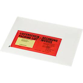 Sparset Palettenhütchen Grünmarie®, 3-D-Effekt, Warndruck, 100 Stück + Dokumententasche Debatin DEBAPAC® PCR Lieferschein/Rechnung, DIN lang, 240 Stück