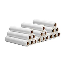 Sparset Stretchfolie, 500 mm x 300 m, transparent, Stärke 20 my, 18 Rollen
