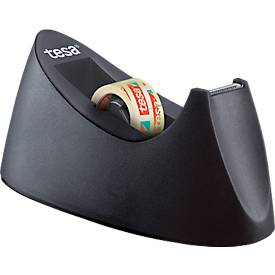 Sparset Tischabroller tesa Easy Cut® CURVE + 1 Rolle tesafilm®, geeignet für alle Rollen bis B 19 mm