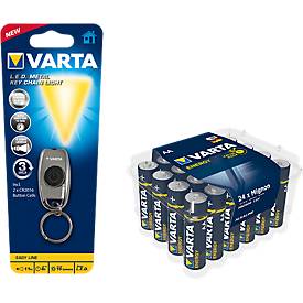 Sparset VARTA Batterien Energy, AAA o. AA, 24 St. + Gratis LED-Schlüsselleuchte