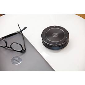 Speakerphone EPOS EXPAND 40+, bis 8 Teilnehmer, bis 18 h, Bluetooth & USB-C, UC-optimiert, USB-C-Dongle, USB-C-Kabel, USB-C-/USB-A-Adapter & Tasche