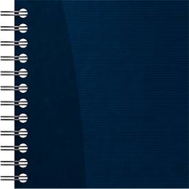 Spiralbuch OXFORD Office Essentials DIN A5, Doppelbindung, 90 Blatt liniert, ohne Mikroperforation, weiß, SCRIBZEE®-kompatibel, EU ECO Label, Deckel schwarz, 5 Stück