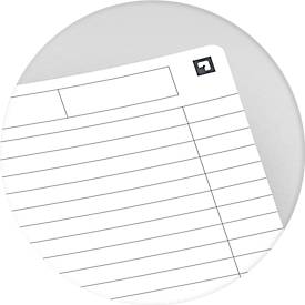 Spiralbuch OXFORD Office Essentials DIN A5, Doppelbindung, 90 Blatt liniert, ohne Mikroperforation, weiß, SCRIBZEE®-kompatibel, EU ECO Label, Deckel schwarz, 5 Stück