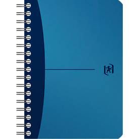 Spiralbuch OXFORD Office Urban Mix Format DIN A6, 90 Blatt kariert, weiß, EU ECO Label PEFC, farbsortierte Deckel, 10 Stück