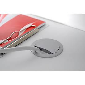 Spirit Empfangstheke, 2 Elemente, gerade, weiß