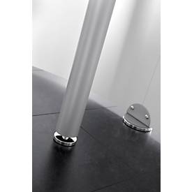 Spirit Empfangstheke, 2 Elemente, halbrund, weiß