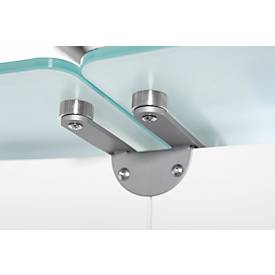 Spirit Empfangstheke, 3 Elemente, halbrund, weiß