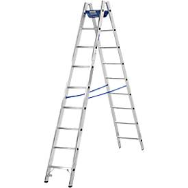 Sprossendoppelleiter, 16 Sprossen, + Toolbag GRATIS