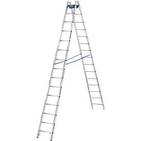 Sprossendoppelleiter, 28 Sprossen, + Toolbag GRATIS