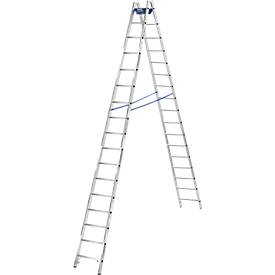 Sprossendoppelleiter, 32 Sprossen, + Toolbag GRATIS