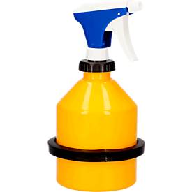 Sprühkanne, Stahlblech, gelb, 1 l, Ø 165 x H 300 mm, Pumpaufsatz mit verstellbarer Düse