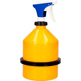 Sprühkanne, Stahlblech, gelb, 2 l, Ø 190 x H 345 mm, Pumpaufsatz mit verstellbarer Düse