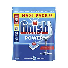 Spülmaschinen-Geschirrreiniger finish Power Fresh, Maxipack mit 52 Powerball-Tabs
