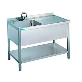 Spültisch, Becken links