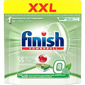 Spülmaschinentabs Finish All in 1 Regular, mit Klarspül- und Salzfunktion, 55 Tabs