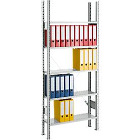 SSI Schäfer Archivregal, Grundfeld, 5 Böden, B 750 x T 300 mm, lackiert