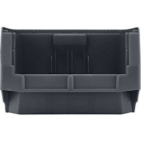 SSI Schäfer Sichtlagerkasten Serie ENTRY 532, Kunststoff, L 500 x B 312 x H 200 mm, 23,5 L, schwarz
