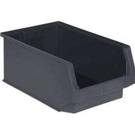 SSI Schäfer Sichtlagerkasten Serie ENTRY 532, Kunststoff, L 500 x B 312 x H 200 mm, 23,5 L, schwarz