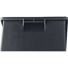 SSI Schäfer Sichtlagerkasten Serie ENTRY 532, Kunststoff, L 500 x B 312 x H 200 mm, 23,5 L, schwarz