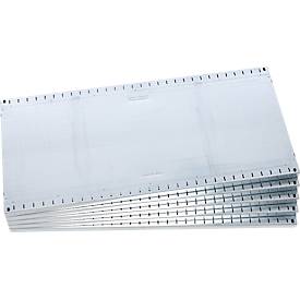 SSI Schäfer Steckboden-Fachregal VSR3000, Anbauregal, 5 Böden, Feldlast 750 kg, B 1282 x T 600 x H 1910 mm, Stahl verzinkt