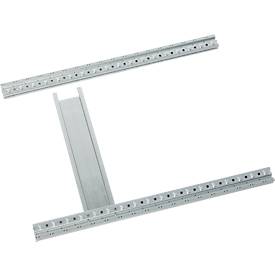 SSI Schäfer Steckboden-Fachregal VSR3000, Grundregal, 5 Böden, Feldlast 750 kg, B 1282 x T 400 x H 1910 mm, Stahl verzinkt