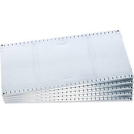 SSI Schäfer Steckboden-Fachregal VSR3000, Grundregal, 5 Böden, Feldlast 750 kg, B 1282 x T 600 x H 1910 mm, Stahl verzinkt