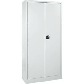 Stahlschrank, 5 Ordnerhöhen, abschließbar, Breite wahlweise 800, 950 oder 1200 mm