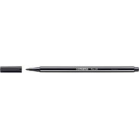 STABILO® Fasermaler Pen 68, schwarz, 10 Stück
