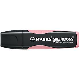 STABILO® GREEN BOSS, 10 Stück, rosiges Rouge