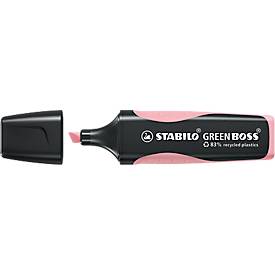 STABILO® GREEN BOSS, 10 Stück, rosiges Rouge