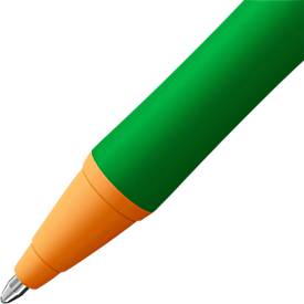 STABILO® Kugelschreiber pointball, Druckmechanik, dokumentenecht, Strichstärke 0,5 mm, farbsortiert, 4er-Set 