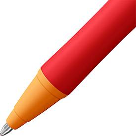 STABILO® Kugelschreiber pointball, Druckmechanik, Strichstärke 0,5 mm, 10 Stk., rot