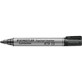 STAEDTLER Flipchartmarker Lumocolor schwarz, 2 mm, Rundspitze