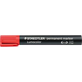STAEDTLER Lumocolor permanent marker 350, 10 Stück, rot