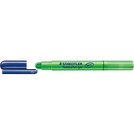 Staedtler Textmarker Gel, mit gelartiger Wachsmine, Minendurchmesser 9 mm, grün