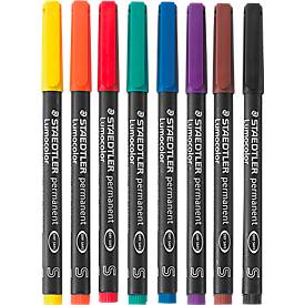STAEDTLER Universalstift Lumocolor®, farbsortiert, 8er Set, M, WF