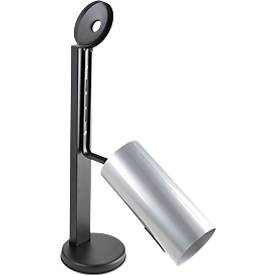 Ständer für Sicherheitsaschenbecher, geeignet für alle Sicherheitsaschenbecher mit Ø 90-180 mm, Ø 250 x H 820 mm, Stahl, schwarz
