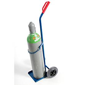 Stahlflaschenroller, 1x40/50 l Flasche, Luftreifen