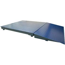 Stahlrampe Adam PT 10R, für Wägebrücke PT-112/PT-312, B 635 x T 1200 x H 115 mm, blau