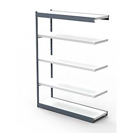 Stahlregal PROGRESS 2000, Regalfeld, ohne Rückwand, H 1900 x B 1000 x T 400 mm, Rahmen silber