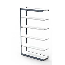 Stahlregal PROGRESS 2000, Regalfeld, ohne Rückwand, H 2250 x B 1000 x T 600 mm, Rahmen silber