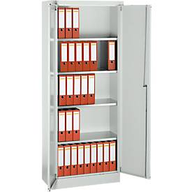 Stahlschrank, 5 OH inkl. 40 Standardordner, DIN A4