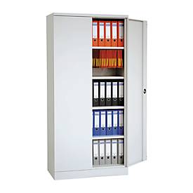 Stahlschrank, Höhe 1950 mm, Breite 1200 mm, Tiefe wahlweise 420 oder 500 mm