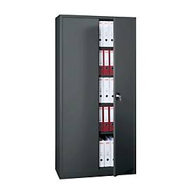 Stahlschrank, Höhe 1950 mm, Breite 920 mm, Tiefe wahlweise 420, 500 oder 600 mm