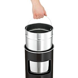 Standascher mit Flammlöschkopf, schwarz