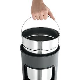 Standascher mit Sieb, Edelstahl