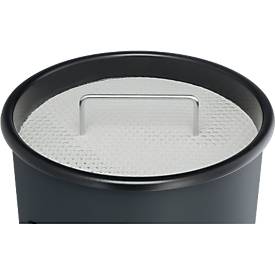 Standascher mit Sieb, schwarz